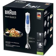 Braun Multiquick 3 MQ 3035 Sauce Hand Blender - Powerful, Versatile & Stylish in White